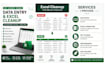 provide accurate data entry, excel formatting, web research