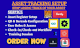 setup asset tiger stripe billing sortly gocodes limble maintainx upkeep cheqroom