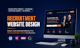 create recruitment website, job board website, staffing agency website