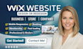 design wix website wix website redesign wix website development