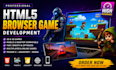 build professional HTML5 browser games using javascript and phaser js