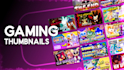design sonic and roblox youtube gaming thumbnails