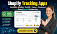 setup shopify tracking parcelwill aftership track123 tracktor wonderment apps