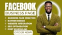 create and setup facebook business page