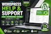 provide wordpress help or support, fixes and customization