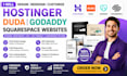 design redesign  customize hostinger duda godaddy  squarespace websites