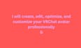 create, edit, optimize, and customize your vrchat avatar professionally