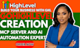 setup gohighlevel mcp server ghl ai agent CRM automation subaccount