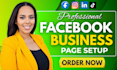 do impressive professional facebook business page
