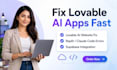 fix lovable web app lovable ai website lovable developer