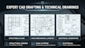 draft structural, mechanical, and electrical drawings