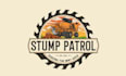 make clearly depicts stump grinding overwhelming logo