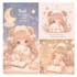 illustrate cute emotional  book art