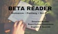 give constructive feedback as your fiction beta reader