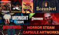 design horror steam capsule header main capsule steam capsule page steam capsule