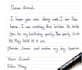 handwrite personal letters and notes neatly