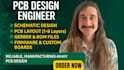 do pcb design, circuit schematic and pcb layout
