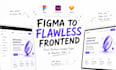 convert figma to a fast, responsive react and next js website