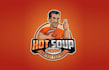 design budding hot soup baby logo