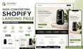 create a shopify landing page using pagefly or gempages