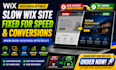 redesign and optimize your wix website, fix bug issues and website overlapping