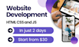build an e commerce website in just 4 days