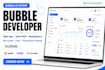 be your bubble developer no code bubble io saas mvp app api integration supabase