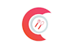 create self guided food tour app logo