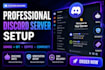 setup professional custom discord server for gaming and communities