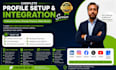 complete profile setup and integration service account setup