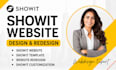 design showit website showit template website redesign showit customization