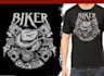 make hellhound distilling, drought killer, skull biker cowboy logo
