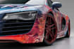 create car wrap design, racing car wrap design