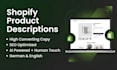 write high converting shopify product descriptions