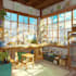draw anime background interior, landscape for vtuber,