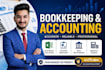 do quickbooks bookkeeping, cleanup, and reconciliation