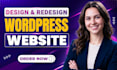 build wordpress website, business website development, wordpress website design