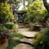 design landscape, terrace, backyard, pool, and patio