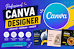 design canva flyers, thumbnails, posters, and banners