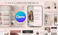 design canva ebook workbook canva lead magnet PDF ebook formatting