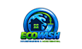 design awesome home house window cleaning logo