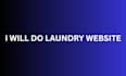 design a professional laundry website, office cleaning