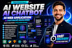 develop ai website, ai chatbot, ai web application,  ai software solution