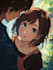draw a couple illustration in anime style