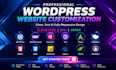 do wordpress theme customization, woocommerce store design