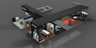 design exhibition stall in 3d