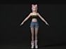 hyper real 3d virtual human,web,app,glb ai character,readyplayer me avatar model
