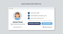 create your email HTML signature, custom template, gmail, outlook, etc