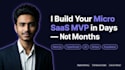build ai micro saas mvp development that scales