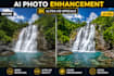 do ai image enhancement and cinematic HD photo editing